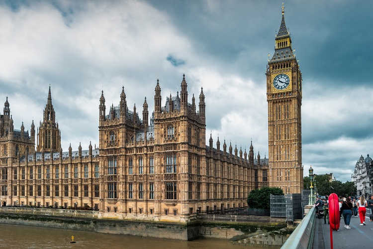 An image of Westminster Palace and Big Ben