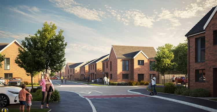 An image of the Cityheart scheme in Wales