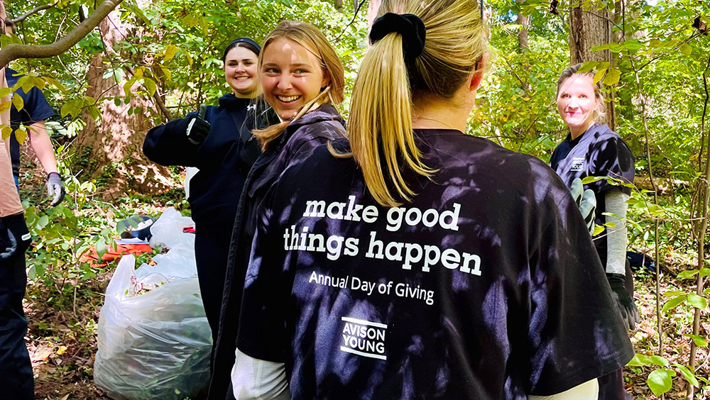 make good things happen t shirt from Avison Youngs Day of Giving