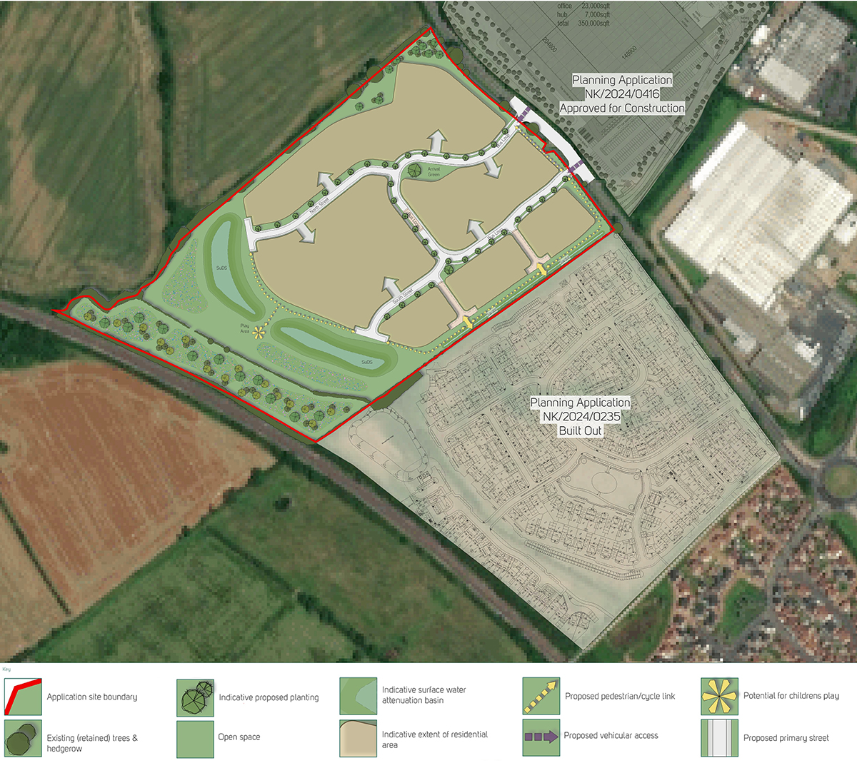 Masterplan image of Harborough Road, Desborough
