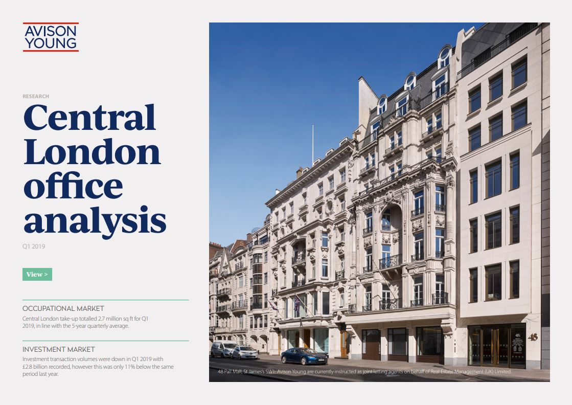 Continued strong development demand met by construction starts for Q1 2019