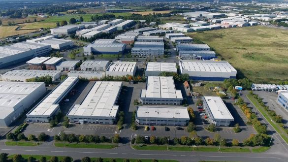 templafy-aerial-view-of-an-industrial-park-
